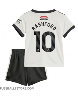 Günstige Manchester United Marcus Rashford #10 3rd trikot Kinder 2024-25 Kurzarm (+ Kurze Hosen)